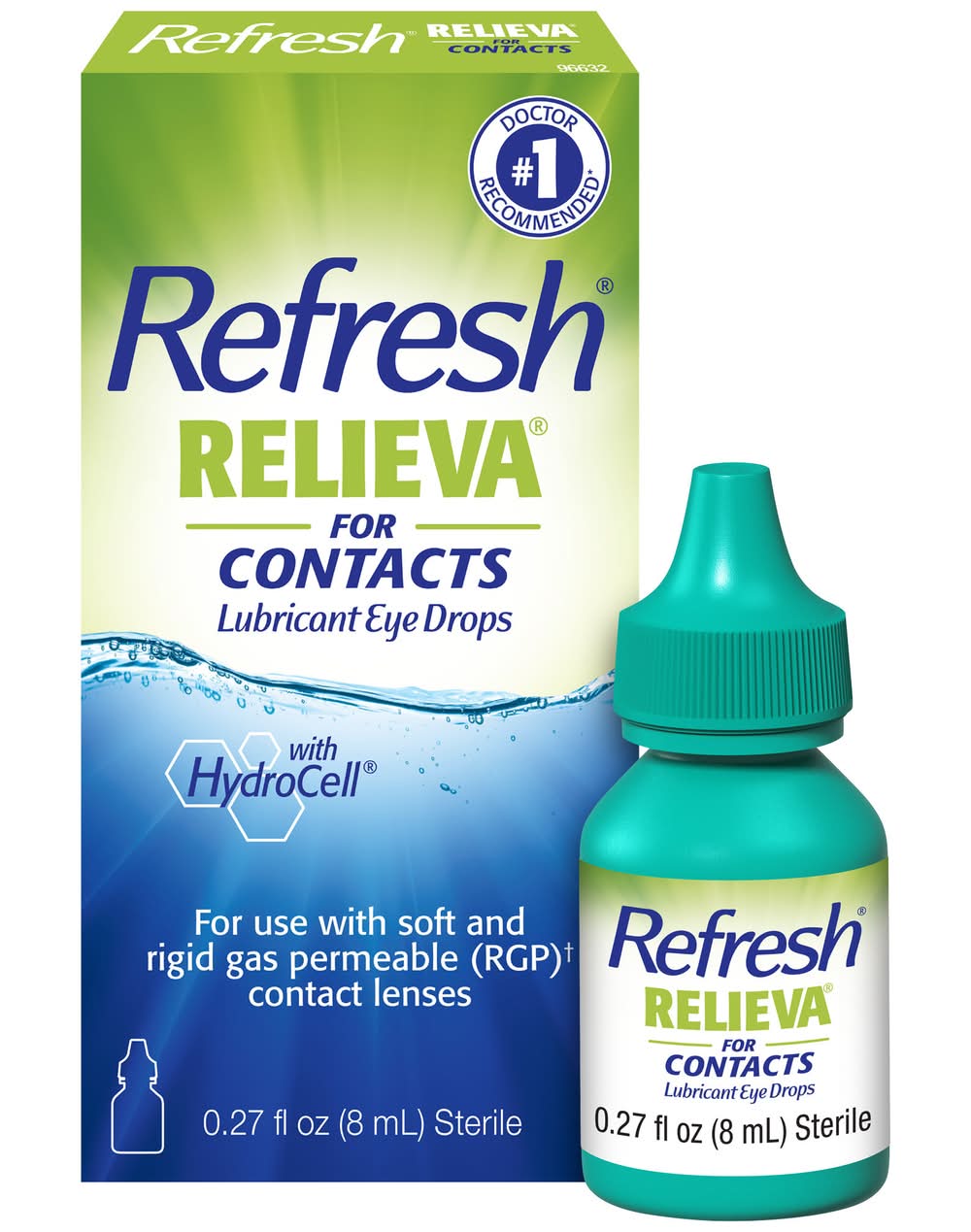 Refresh Relieva Contacts Lubricant Eye Drops For Contact Lens (0.27 fl oz)