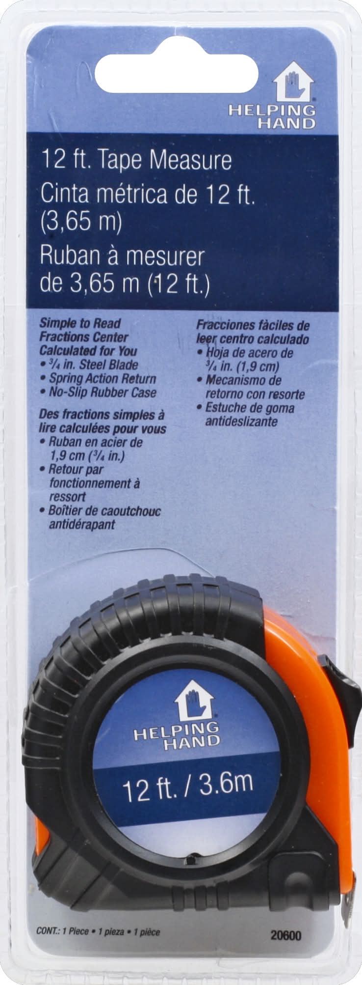 Helping Hand 12 Ft Tape Measure (100 g)