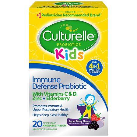 Culturelle Kids Immune Defense Probiotic Chewable (20 ct)