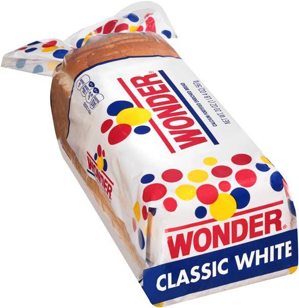Wonder - White Bread - 20 oz Loaf (1 Unit per Case)