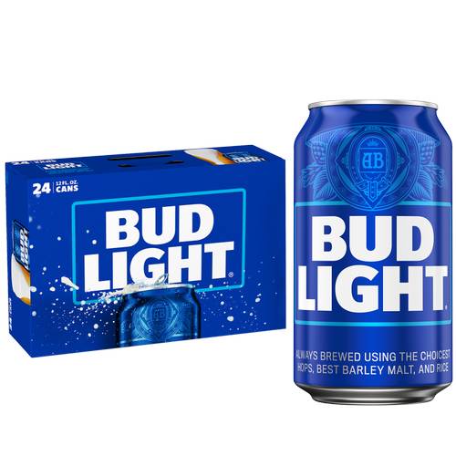 Bud Light Americanr Beer (24 ct, 12 fl oz)