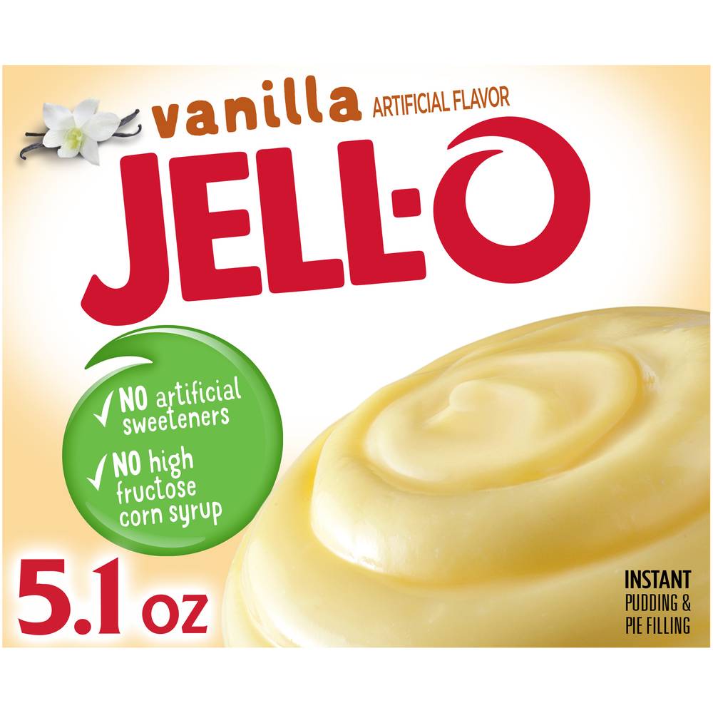 Jell-O Vanilla Flavor Instant Pudding & Pie Filling