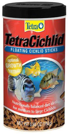 Tetra Cichlid Floating Cichlid Fish Food Sticks (160 g)