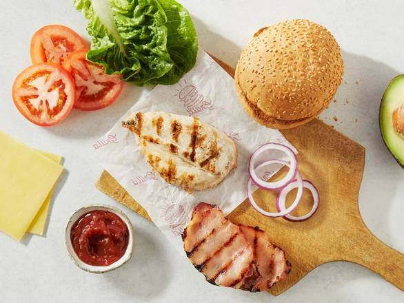 Build Your Own Chicken Burger