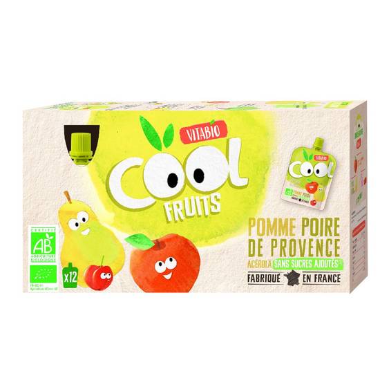 Cool fruits poire 12x90g - VITA BIO - BIO