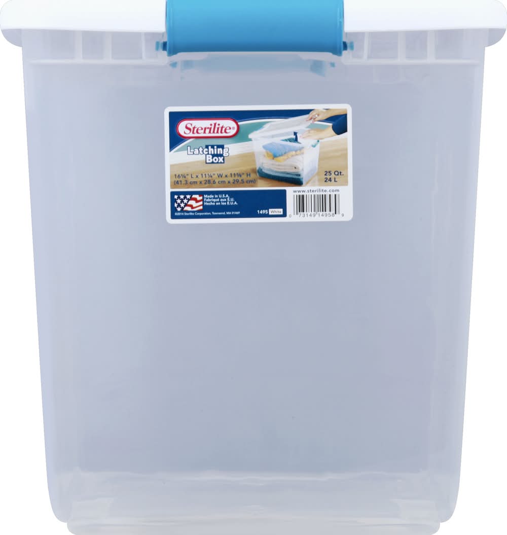 Sterilite 25 Quart Capacity Latching Box