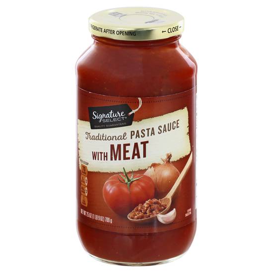 Signature Select Traditional Pasta Sauce With Meat