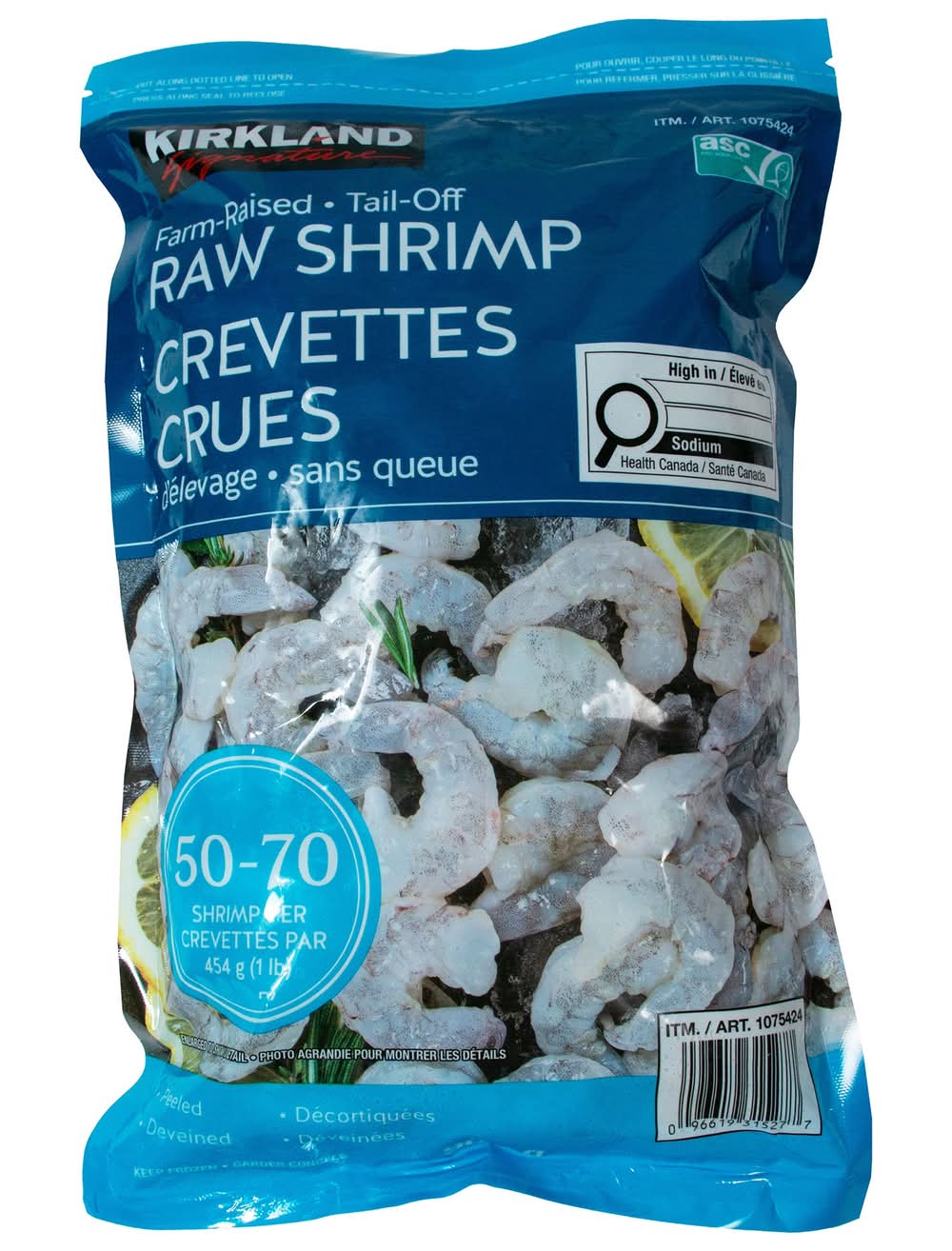 Ks Raw Shrimp 50 70 T Off 10 / Kirkland Signature Raw Shrimp, 50-70 Shrimps Per Pound (907 g)