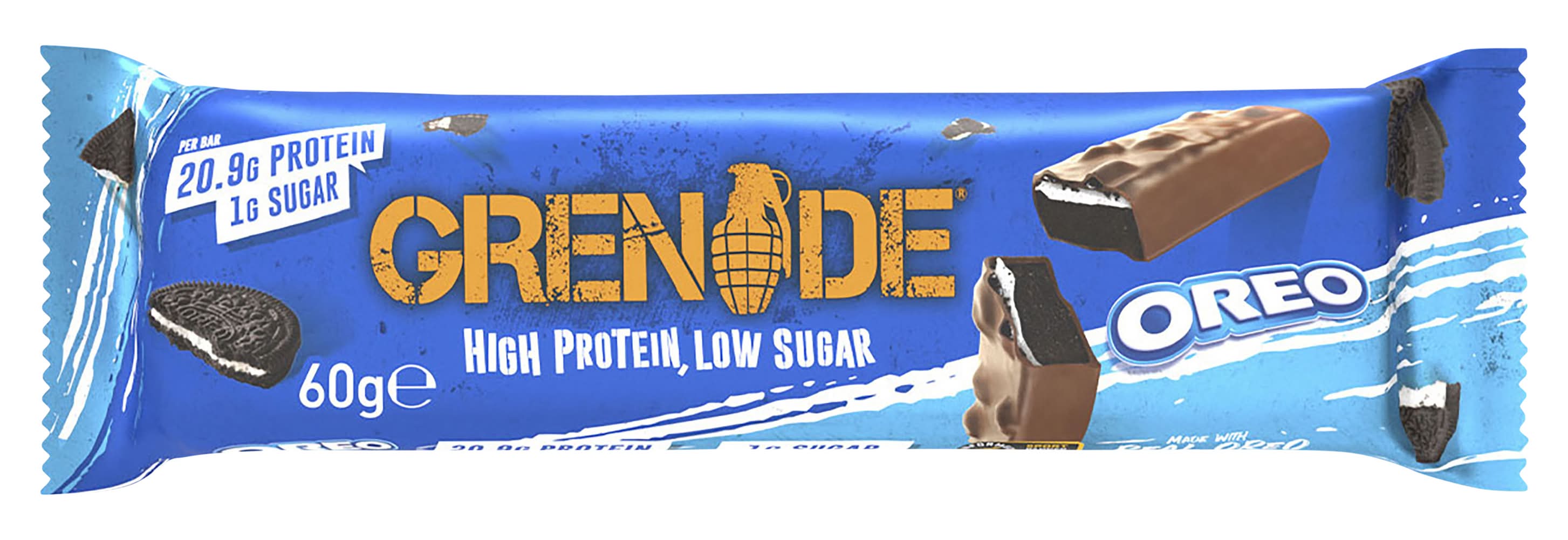 Grenade High Protein Low Sugar Bar, Oreo (60g)