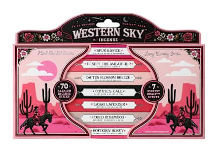 Western Sky Incense Variety 70-Count Pack Western Sky