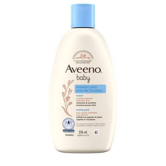 Aveeno Baby Eczema Care With Colloidal Oatmeal Wash (236 ml)