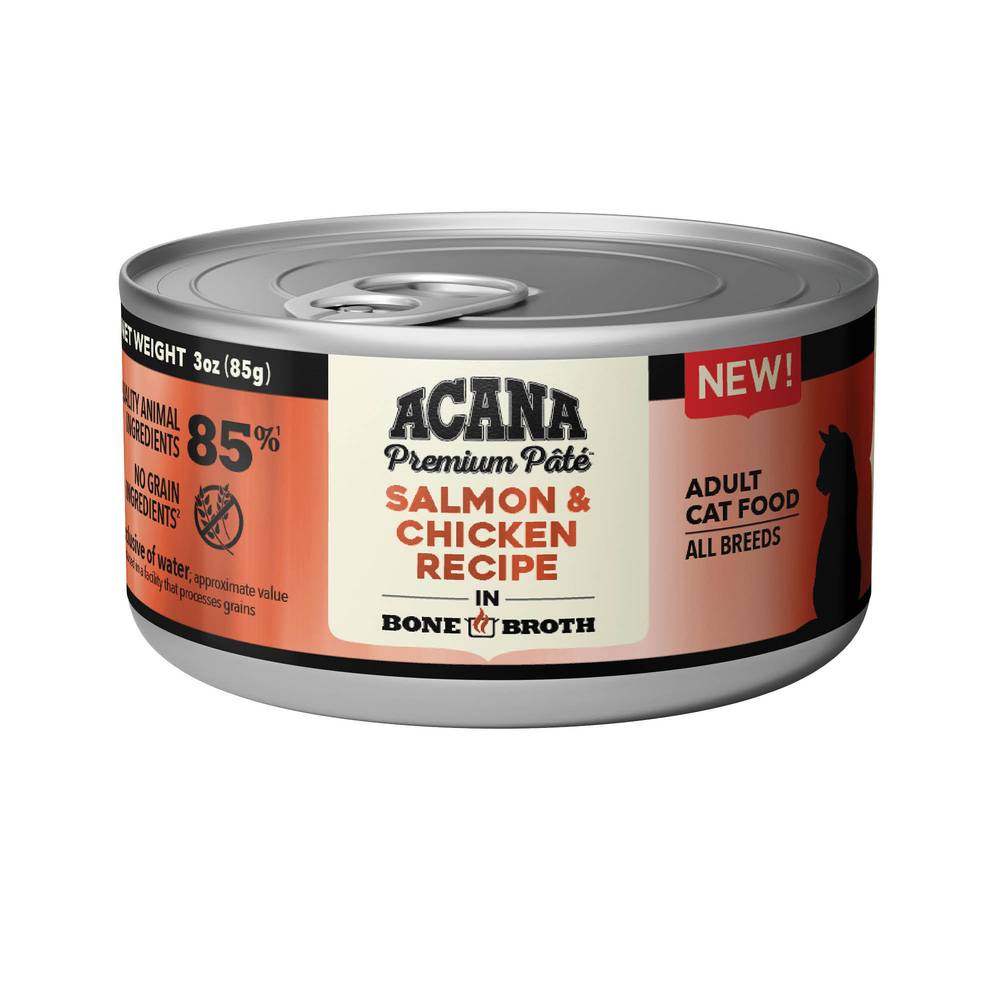 Acana Bone Broth Cat Food (salmon chicken)