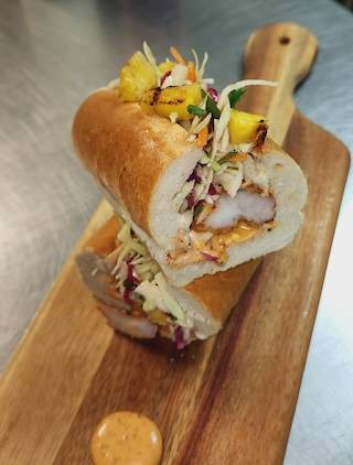 Bang Bang Shrimps Sandwich: