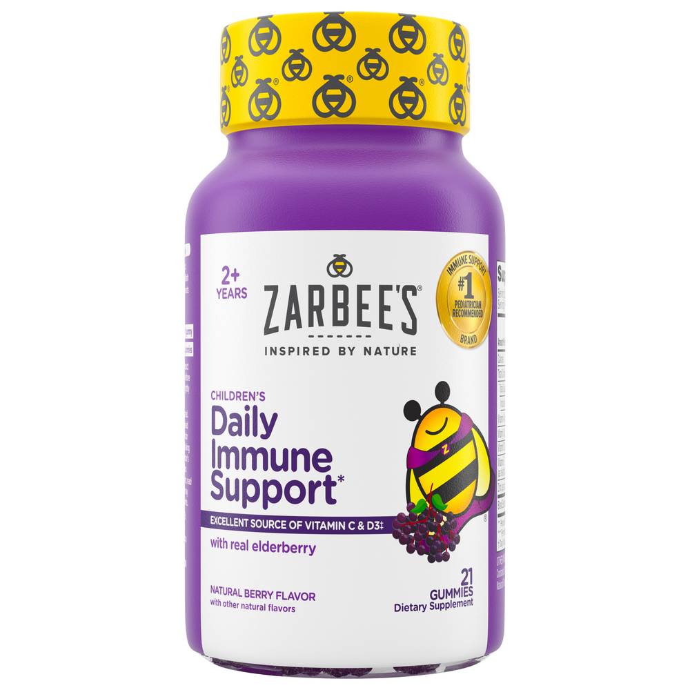 Zarbee's Naturals Berry Children's Elderberry Gummies (21 ct)