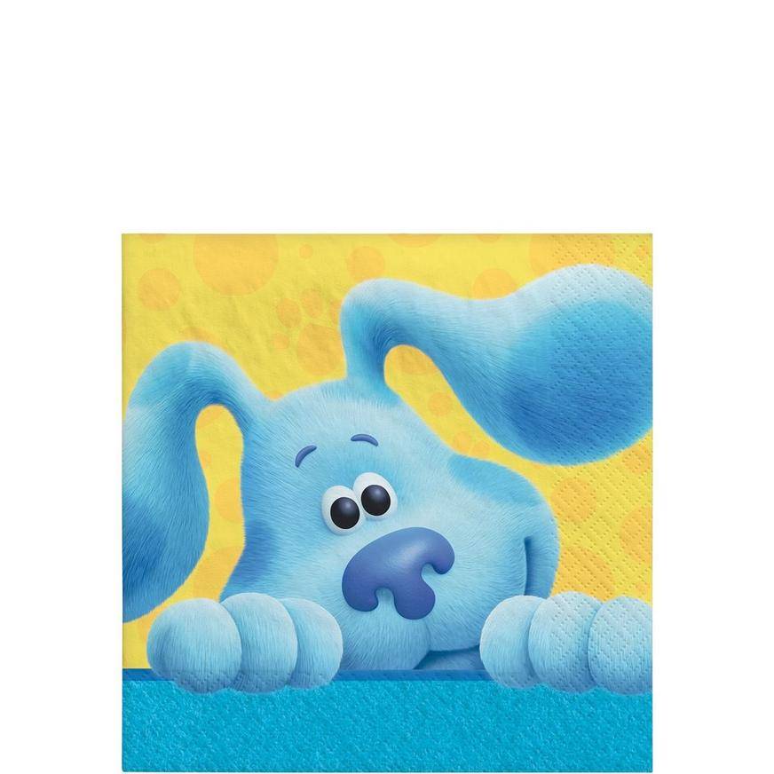 Blue's Clues You! Paper Beverage Napkins, 5in, 16ct