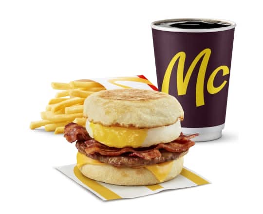 Mighty McMuffin Extra Value Meal [760.0 Cals]