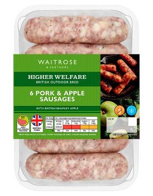 Waitrose & Partners British Pork Sausages (6 pack)