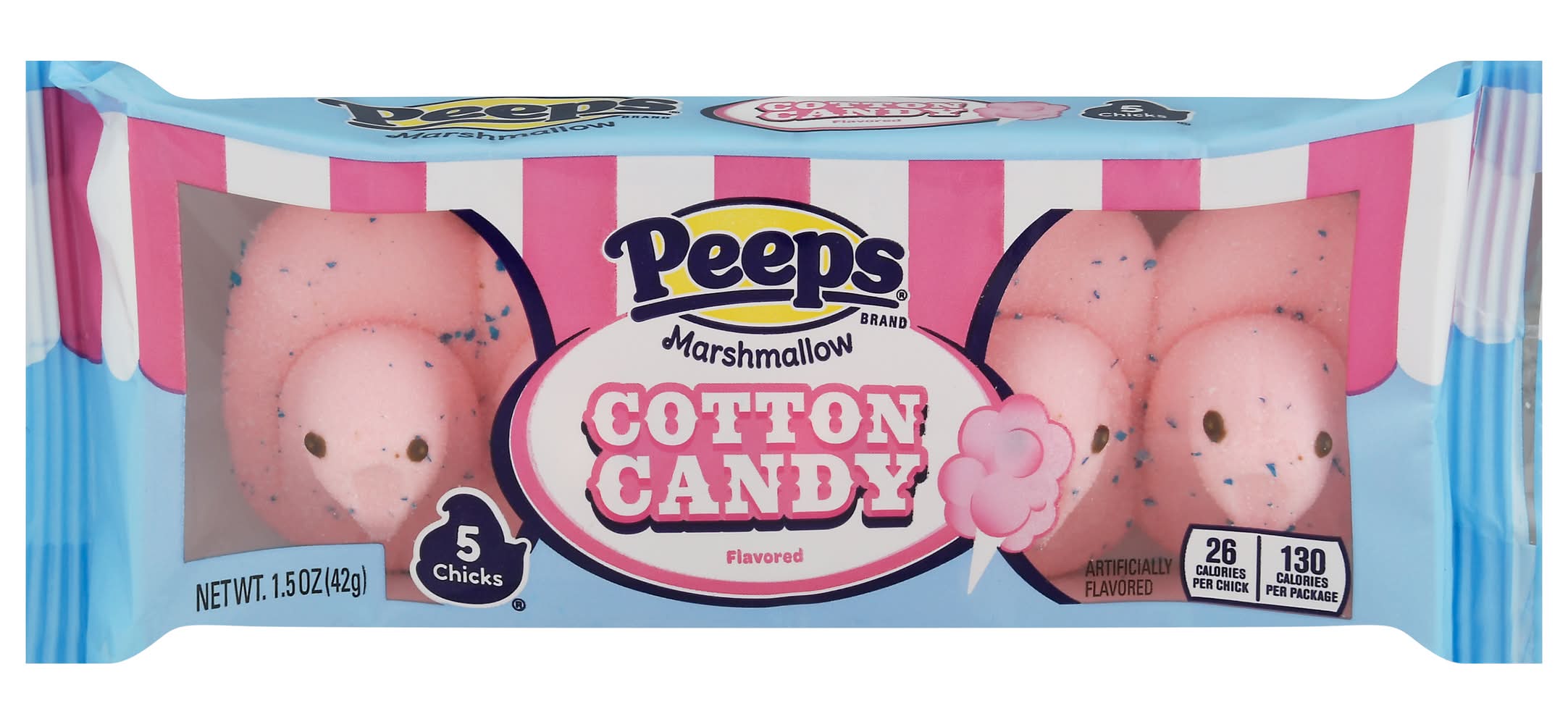 Peeps Cotton Candy Flavored Marshmallow Chicks (1.5 oz)