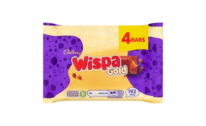 Cadbury Wispa Gold Chocolate Bar 4 pack 153.2g (402143)