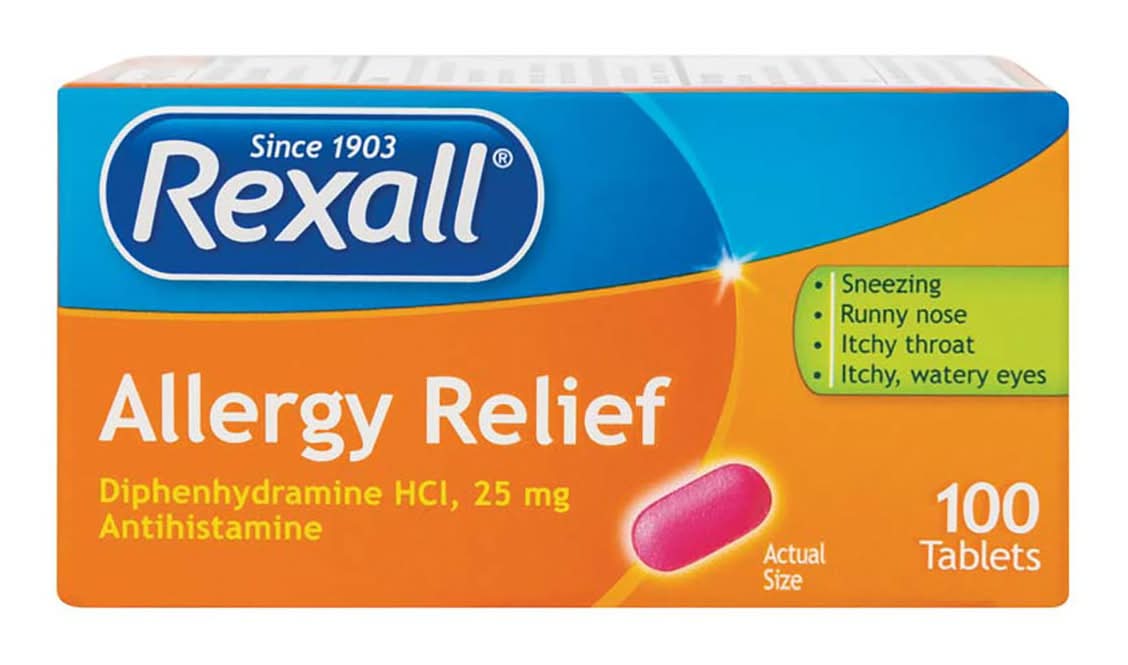 Rexall Allergy Relief Tablets (100 ct)