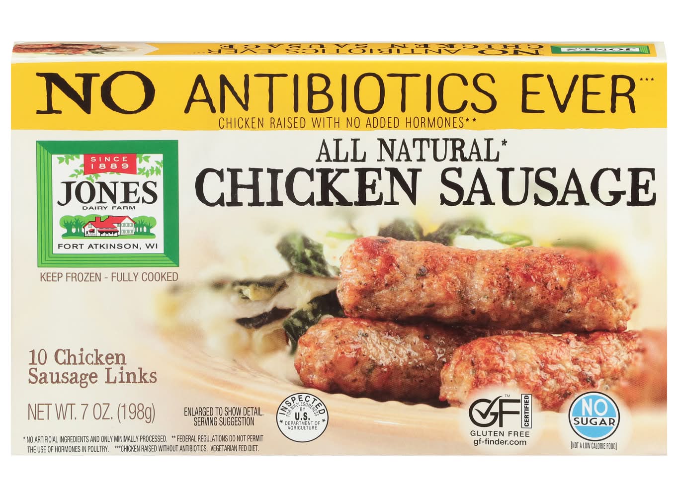 Jones Dairy Farm All Natural Chicken Sausage (7 oz)