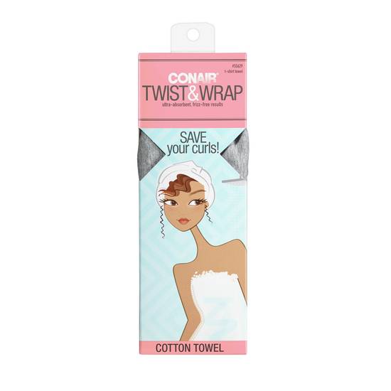 Conair Twist & Wrap Cotton Towel