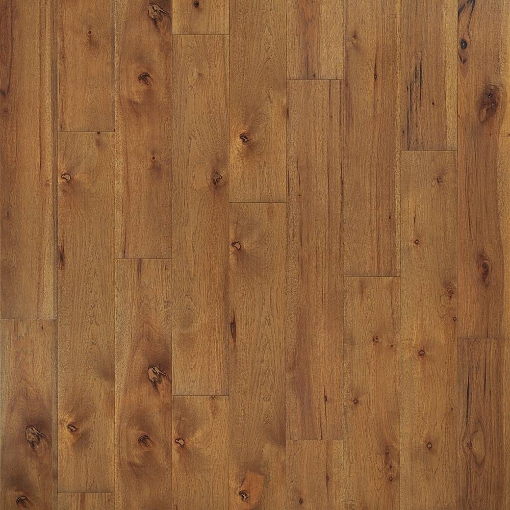 Pergo WoodCraft +WetProtect Glenwood Springs Hickory 7-1/2-in W x 3/8-in T x 47-15/64-in Wirebrushed Waterproof Engineered Hardwood Flooring (24.54-sq ft / Carton) | LWH48-03