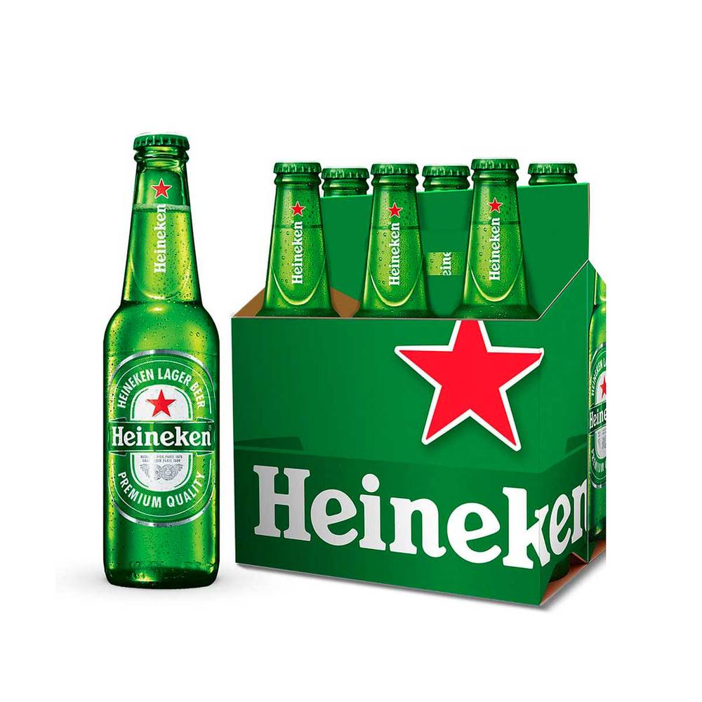 Heineken · Cerveza lager (6 x 355 ml)