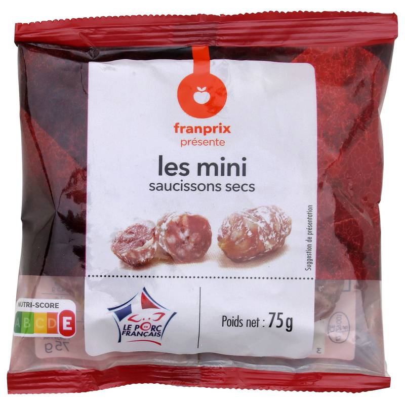 Franprix - Mini saucissons secs (75g)