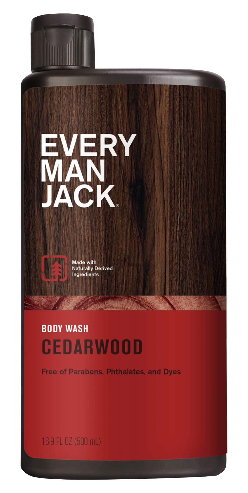 Every Man Jack Cedarwood Body Wash and Shower Gel (16.9 fl oz)
