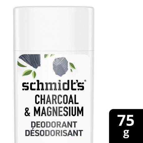 Schmidt's Charcoal + Magnesium Natural Deodorant Stick 75 Gr (75 g)