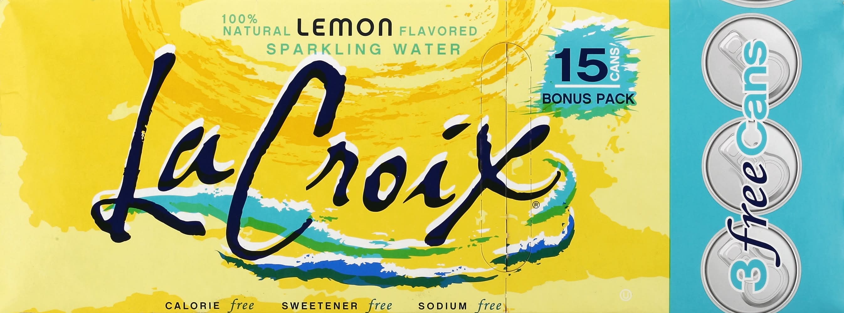 LaCroix Sparkling Water Lemon Flavored (15 x 12 fl oz)