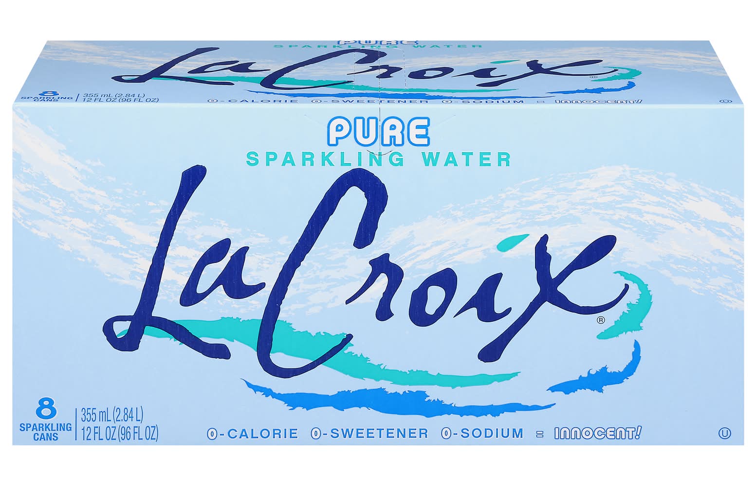 La Croix Pure Sparkling Water (8 x 12 fl oz)