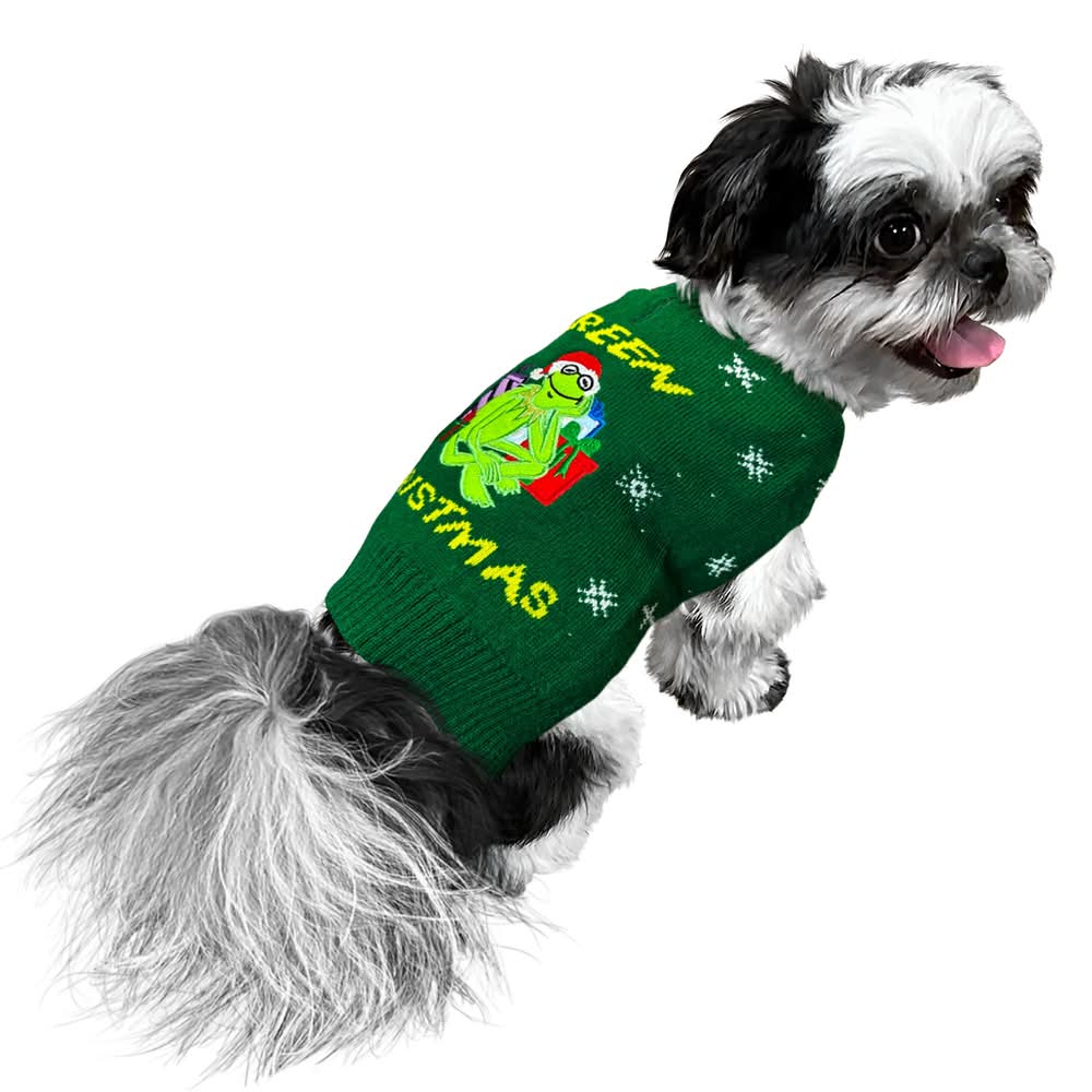Holiday Kermit Dog Sweater Delivery Near Me | Order Online | Uber Eats