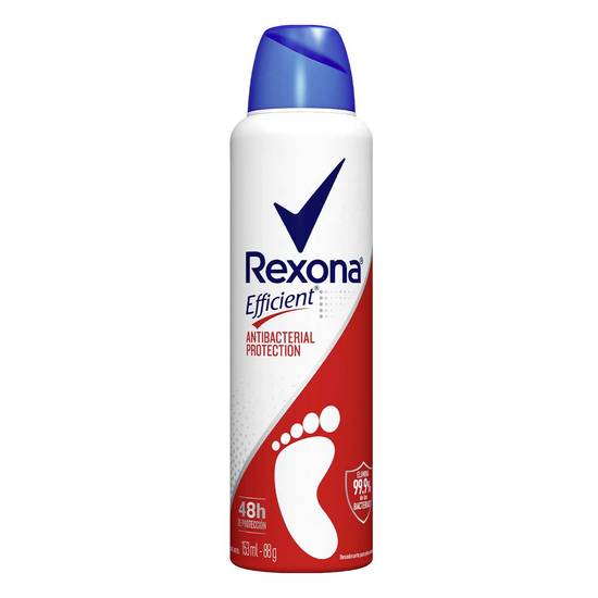 Rexona desodorante antibacterial para pies efficient