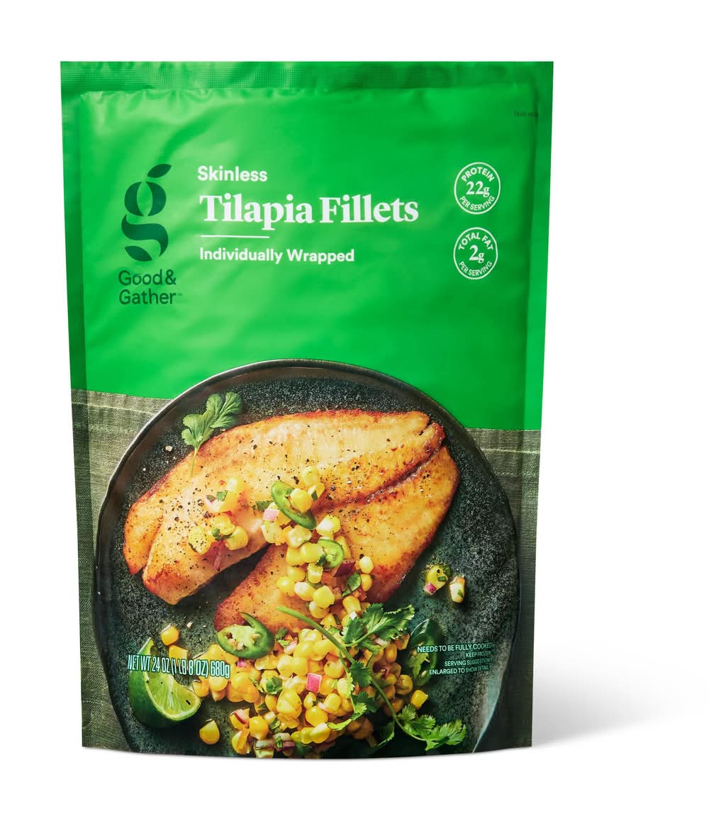 Good & Gather Skinless Tilapia Fillets (24 oz)