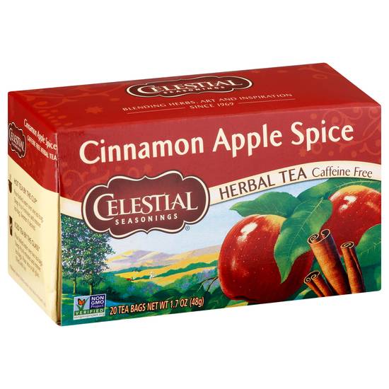 Celestial Seasonings Herbal Tea Bags (1.7 oz) (cinnamon-apple spice)