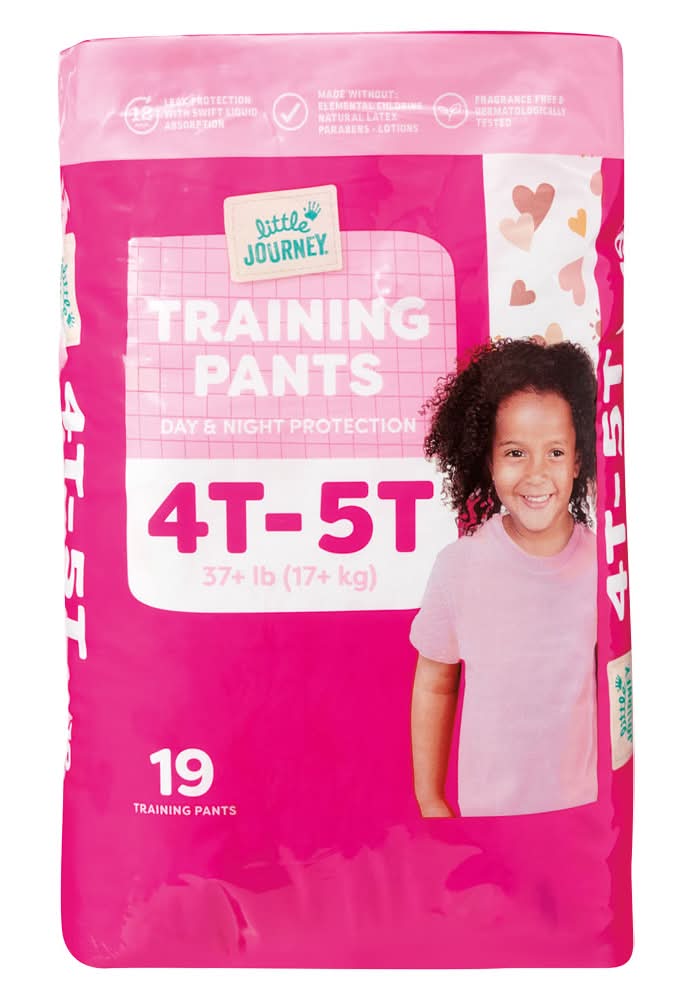 Little Jouney Girl's Training Pants 37+lb, 4T-5T (19 ct)