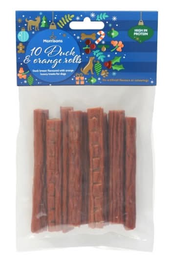 Morrisons Duck and Orange Dog Rolls 10pk