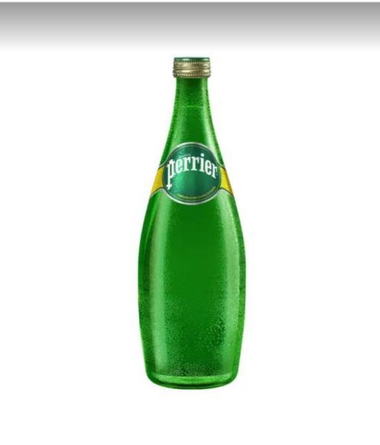 Botella de agua mineral Perrier