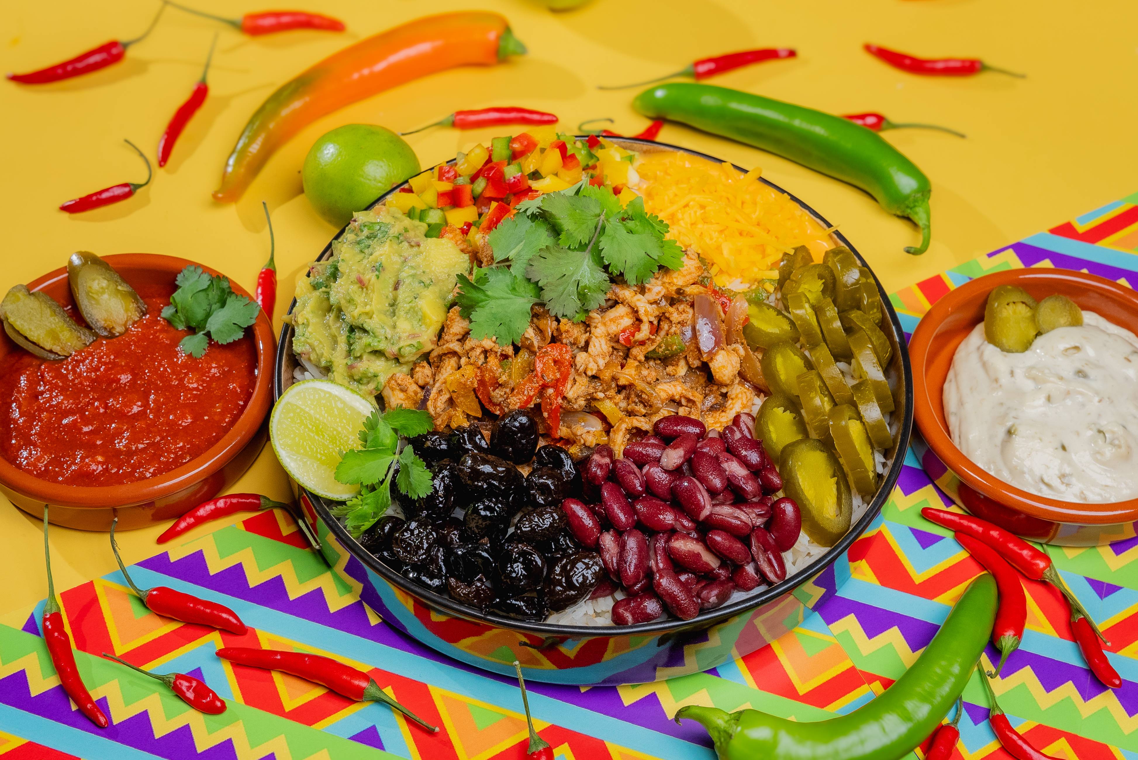 Menu Bol Burrito Pollo 🥗