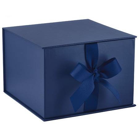Hallmark Large Gift Box With Shredded Paper Filler Navy Blue