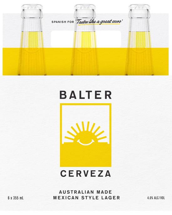 Balter Cerveza Bottles 6x355mL
