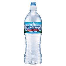 Ice Mountain- Natural Spring Water with Flip cap - 24/23.6 oz bottles (1X24|1 Unit per Case)