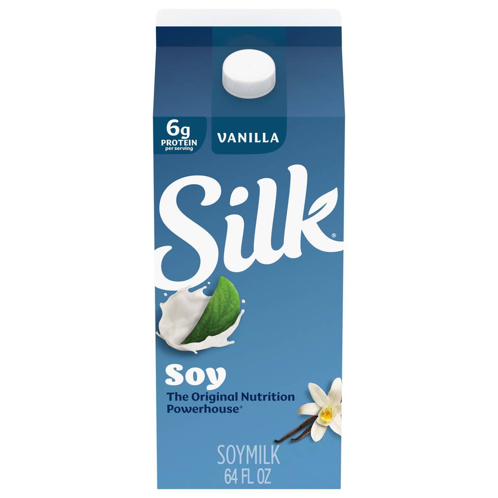 Silk Soy Milk, Vanilla (64 fl oz)