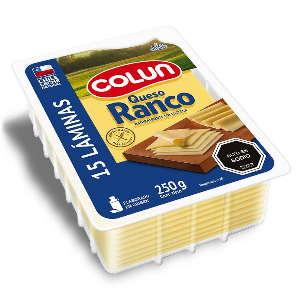 Colun queso ranco laminado