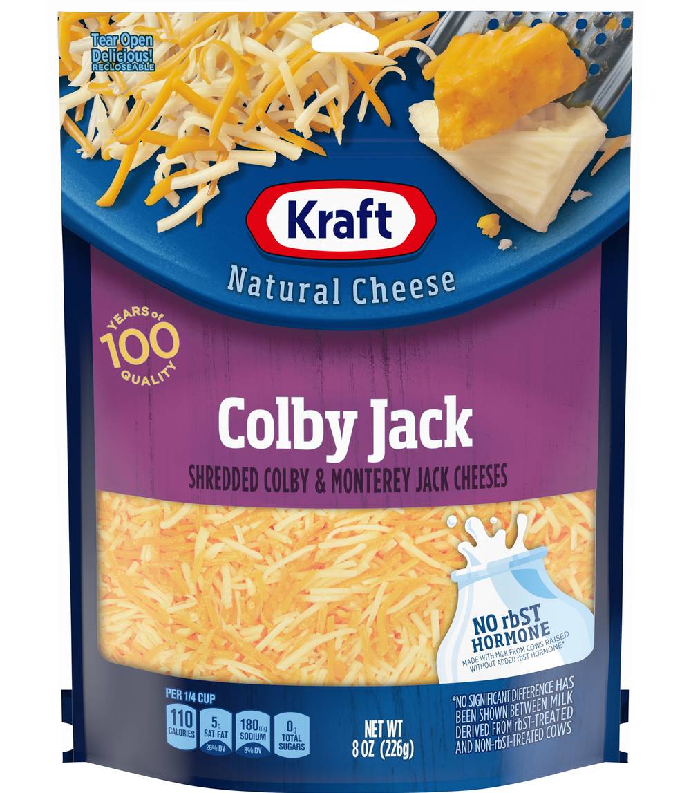 Kraft Shredded Colby Jack Cheese (8 oz)