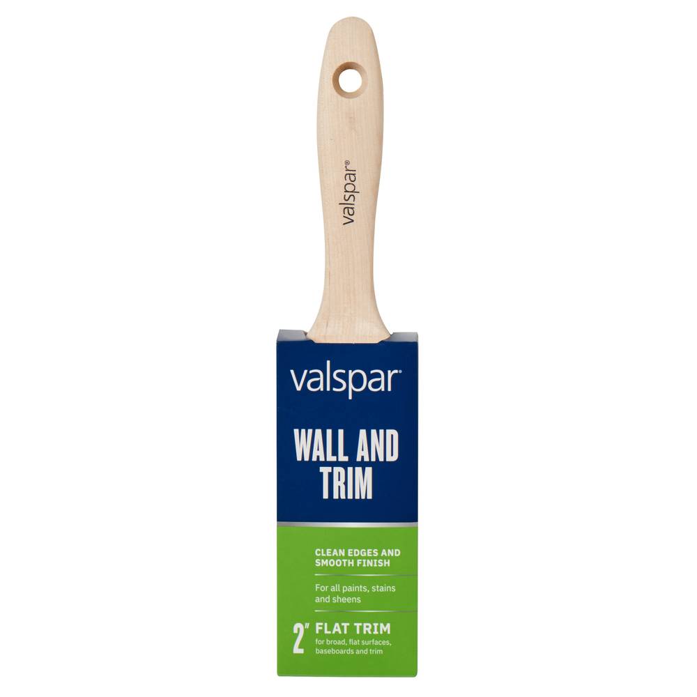 Valspar 2-in Reusable Polyester Flat Paint Brush (Trim Brush) | 881445200