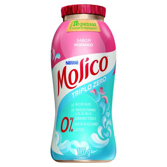 Nestlé iogurte sabor morango triplo zero molico (170 g)