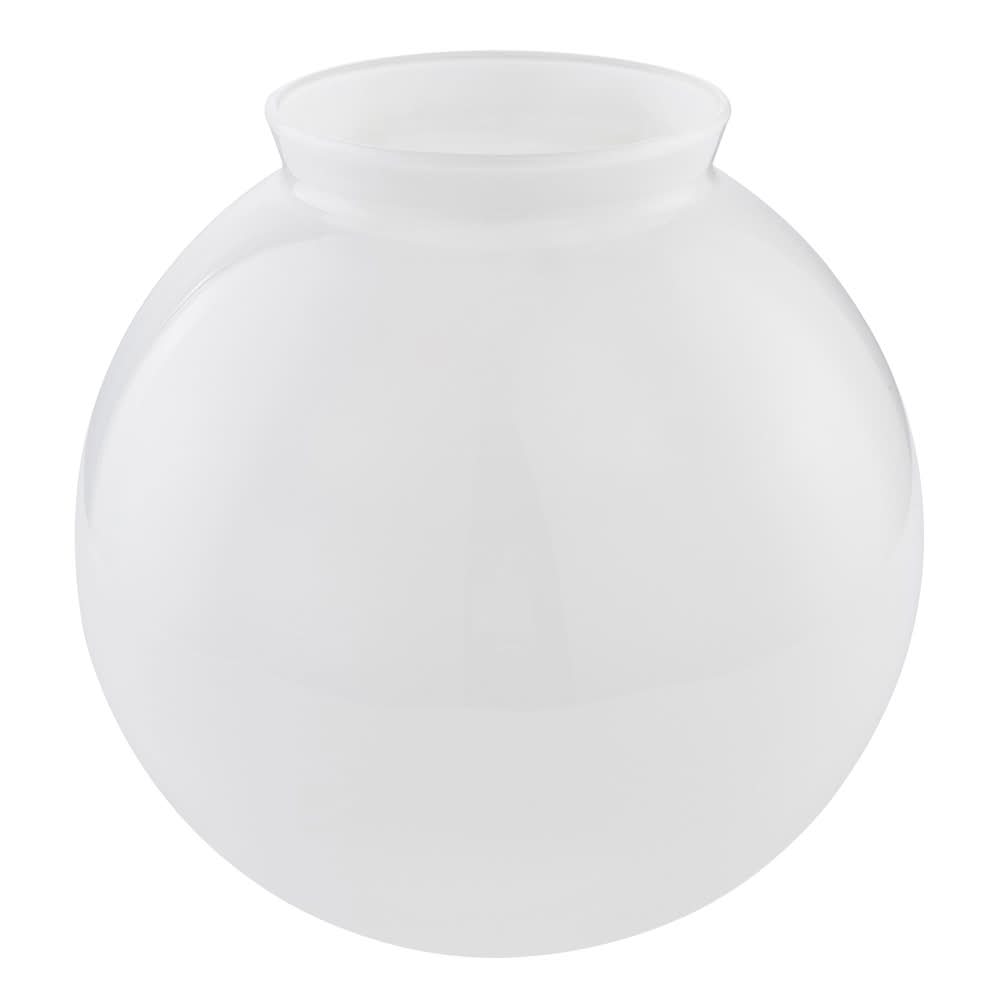 Style Selections 6-in x 5.5-in Globe Opal Opal glass Ceiling fan light shade with 3-1/4-in Fitter